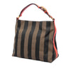 Fendi Pequin Canvas Shoulder Bag Secondhand