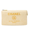Chanel Medium Raffia Deauville O Case Clutch Secondhand