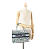Dior Medium Canvas Embroidered Flowers Book Tote Secondhand
