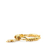 Chanel Gold Plated CC Engraved Cross Bracelet Secondhand
