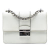 Secondhand Prada Small Saffiano Sound Lock Chain Crossbody