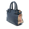 Burberry Medium Leather and House Check Banner Satchel Secondhand
