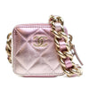 Chanel Mini Metallic Lambskin Coco Punk Cube Bag Secondhand