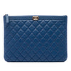 Chanel Medium Quilted Caviar Boy O Case Clutch Secondhand