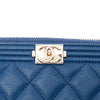 Chanel Medium Quilted Caviar Boy O Case Clutch Secondhand