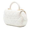 Chanel CC Quilted Lambskin Top Handle Bag Secondhand