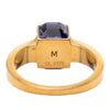 Secondhand Louis Vuitton Gold Plated Crystal Gamble Cocktail Ring M