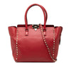 Valentino Medium Leather Rockstud Double Handle Tote Secondhand
