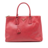 Prada Large Saffiano Lux Galleria Double Zip Satchel Secondhand