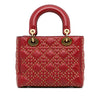 Dior Small Lambskin Cannage Studded Supple Lady Dior Secondhand