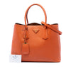 Prada Medium Saffiano Cuir Double Handle Satchel Secondhand