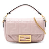 Fendi Mini Zucca Embossed Leather Baguette Satchel Secondhand