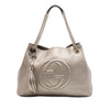 Gucci Medium Metallic Calfskin Soho Chain Tote Secondhand
