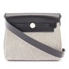 Hermès Military Toile and Vache Hunter Herbag Zip 20 Secondhand