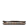 Burberry Haymarket Check Coated Canvas Adeline Fold over Clutch Secondhand