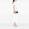 Burberry Haymarket Check Coated Canvas Adeline Fold over Clutch Secondhand