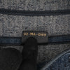Dior Oblique Denim Embroidered Saddle Bag Secondhand