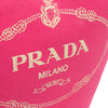Prada Medium Canvas Canapa Logo Convertible Shopping Tote Secondhand