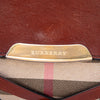 Burberry Leather and House Check Canvas Bridle Abbott Crossbody Secondhand