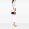 Burberry Leather and House Check Canvas Bridle Abbott Crossbody Secondhand