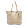 Prada Vitello Daino Side Zip Shopper Tote Secondhand