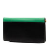 Celine Tricolor Leather Pocket Envelope Wallet On Chain Secondhand