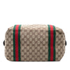 Gucci GG Canvas Web Duffle Bag Secondhand