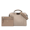 Fendi Small Zucca Leather Peekaboo ISeeU Satchel Secondhand