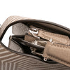 Secondhand Fendi Small Zucca Leather Peekaboo ISeeU Satchel