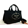 Prada Canvas Canapa Logo Tote Secondhand