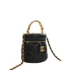 Chanel CC Lambskin Vanity Top Handle With Chain Secondhand