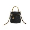 Chanel CC Lambskin Vanity Top Handle With Chain Secondhand