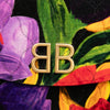 Balenciaga Velvet BB Floral Print Wallet On Chain Secondhand