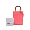 Fendi Mini Zucca Embossed Leather Sunshine Shopper Tote Secondhand