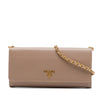 Prada Saffiano Wallet on Chain Secondhand