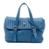 Bottega Veneta Nappa Intrecciato Flap Satchel Secondhand