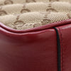 Gucci Small GG Marmont Matelasse Diagonal GG Canvas and Leather Shoulder Bag Secondhand