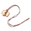 Hermès Gold Plated and Swift O Kelly Pendant Necklace GM Secondhand