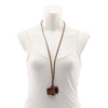 Hermès Gold Plated and Swift O Kelly Pendant Necklace GM Secondhand