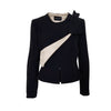 Secondhand Giorgio Armani Silk Jacket With Bow - '10s