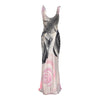 Secondhand Roberto Cavalli Zebra and Rose Pattern Knot Dress - '00s