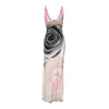 Secondhand Roberto Cavalli Zebra and Rose Pattern Knot Dress - '00s