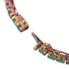 Secondhand Vintage 18K Gold Graduated Emerald Tennis Bracelet - '80s