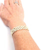 Secondhand Cartier Maillon Panthere Diamond Five-Row Link Gold Bracelet - '20s