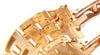 Cartier Maillon Panthere Diamond 5 Row Hoop Yellow Gold Earrings Secondhand