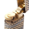 second hand Cartier Les Must 18k Gold & Silver Woven Jacket Lighter