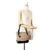 Burberry Haymarket Check Canvas Handbag Secondhand