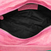 Balenciaga Lambskin and Satin Floral Print Motocross Giant 21 Brief Satchel Secondhand