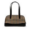 Burberry Haymarket Check Canvas Shoulder Bag Secondhand