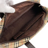 Burberry Haymarket Check Canvas Shoulder Bag Secondhand